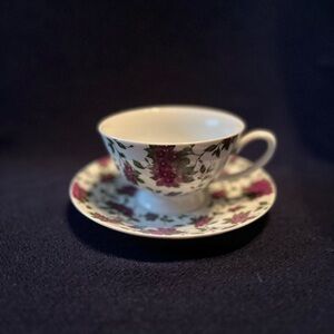 Avon Floral Teacup and Saucer Set. 2012.